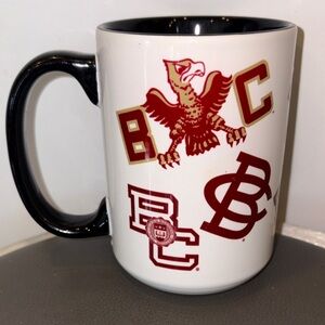 Large Boston College Eagles Vintage Repeat Logo Coffee Mug, 15 Ounces